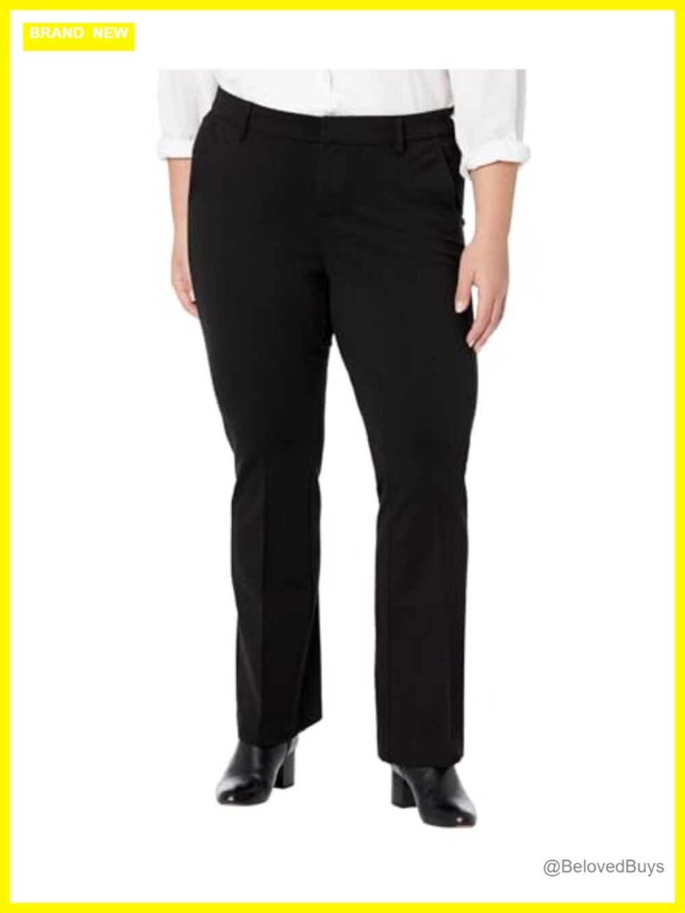 Liverpool Kelsey Flare Trouser Mid Rise Fitted Palazzo Dress Pants